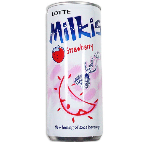 Lotte Milkis Strawberry Soda