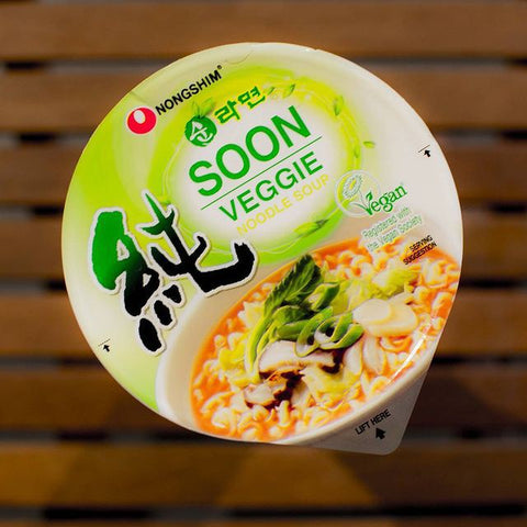 Nongshim Soon Veggie Cup Noodle Soup