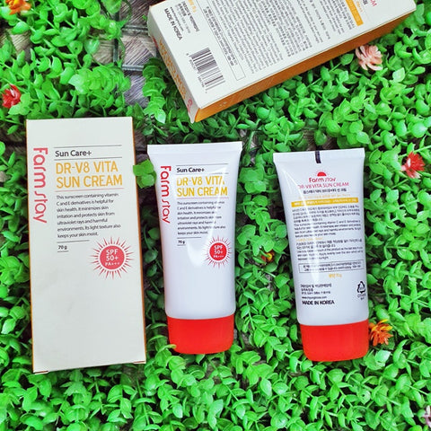 Farm Stay- Dr V8 Vita Sun Cream SPF 50 PA++++