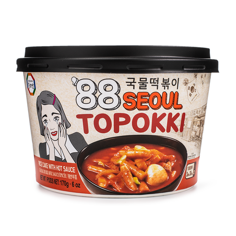 88 Seoul Topokki Rice Cake with Soup 170 g