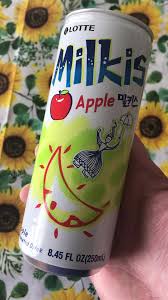 Lotte Milkis Apple Flavor Carbonated Soda