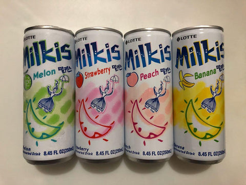 Lotte Milkis Strawberry Soda