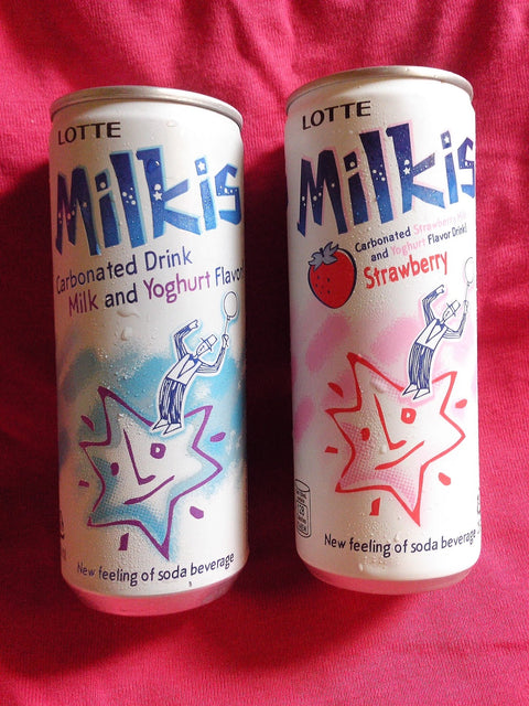 Lotte Milkis Strawberry Soda