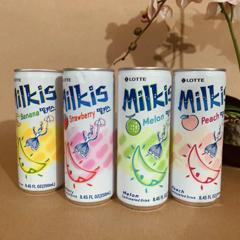Lotte Milkis Apple Flavor Carbonated Soda